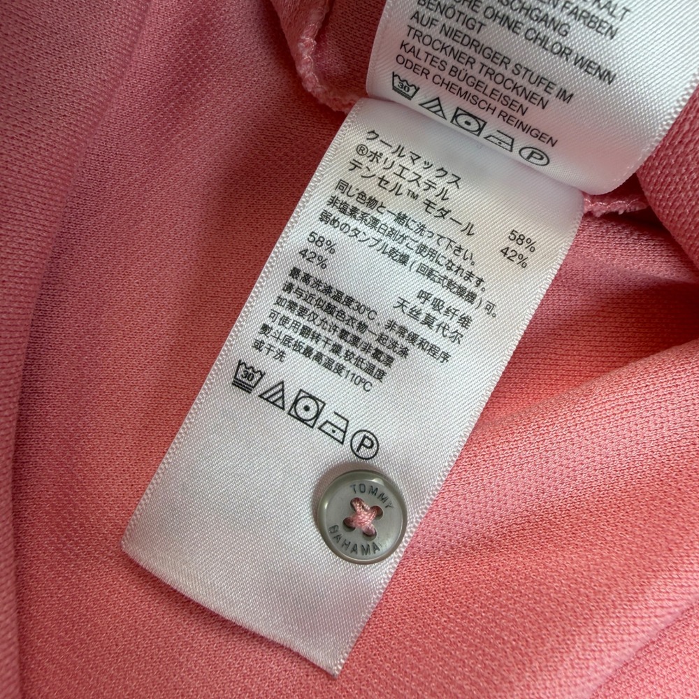 Tommy Bahama Polo Shirt Mens XL Pink IslandZone Short Sleeve ST225157 Men Good - Picture 7 of 9